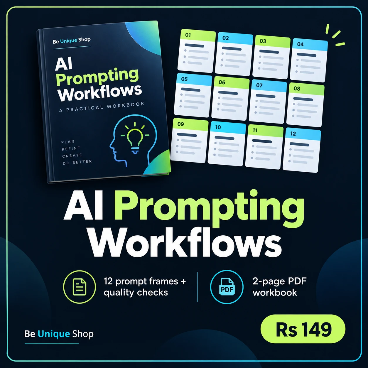 Illustrative cover for AI Prompting Workflows