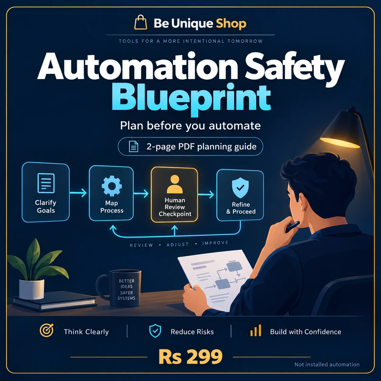 Illustrative cover for Automation Safety Blueprint